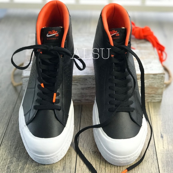 NWT Nike SB Blazer Zoom MID XT Black M AUTHENTIC - Picture 7 of 8